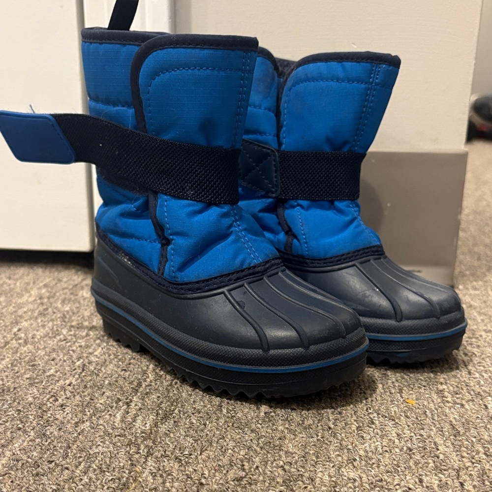 The Children's Place Blue and Black Kids Boots